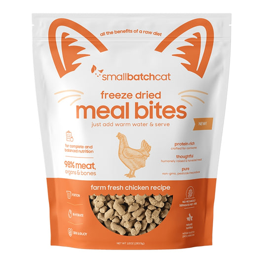 SmallBatch FD Mealbites for Cats 10oz - Chicken special order