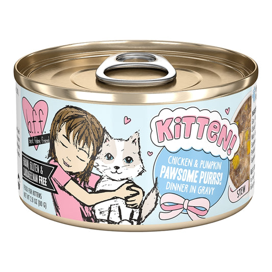 BFF Kitten Chicken & Pumpkin Pawsome Purrs in gravy 2.8oz