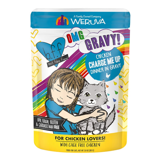 BFF Chicken Charge me Up in Gravy for Cats 2.8oz