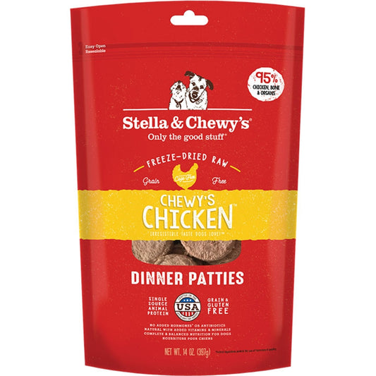 Stella & Chewy's Chicken FD Patties 14 oz
