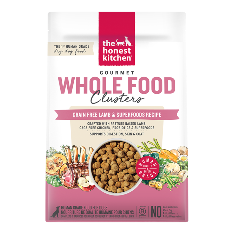 The Honest Kitchen GF Clusters Lamb and Superfoods Recipe (4lbs)