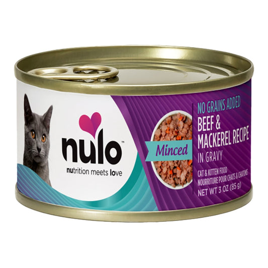Nulo Freestyle Shredded Beef & Trout Canned Cat Food 3oz