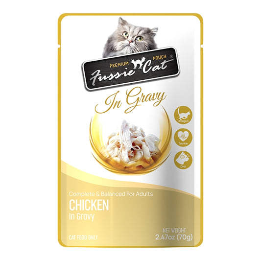 Fussie Cat GF Chicken in Gravy (2.47oz)