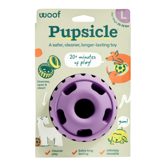 Woof Pupsicle Lavender LG