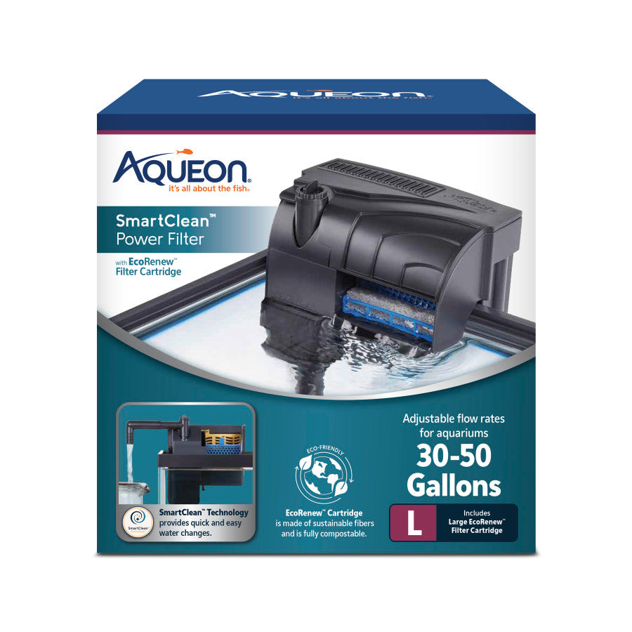 Aqueon SmartClean Power Filter 30-50 Gallon L