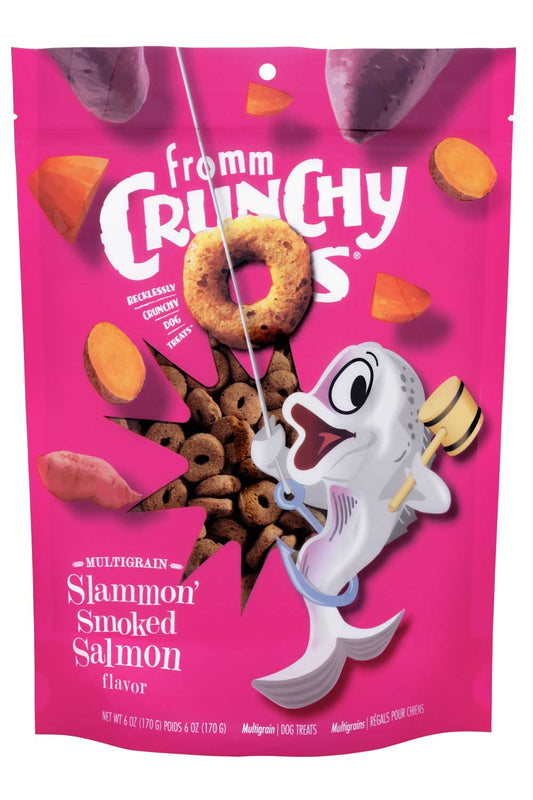 Fromm Crunchy O's Slammon Salmon Crunchy O's 6 oz