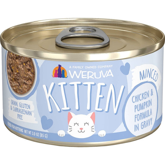 Weruva Kitten Chicken & Pumpkin in Gravy 3oz can