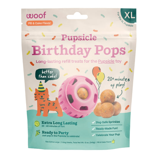 Woof Pupsicle Birthday Pops Pink - XL