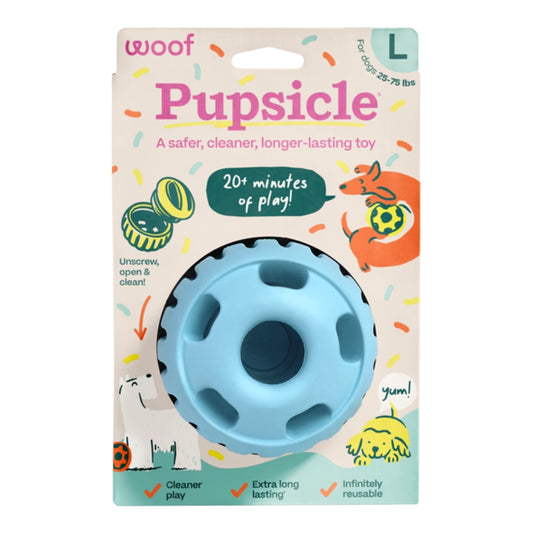 Woof Pupsicle Birthday Pops Blue - LG