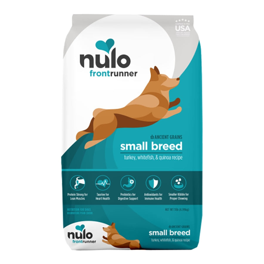 Nulo Frontrunner Sm Breed 11lb- Turkey/Whitefish/Quinoa