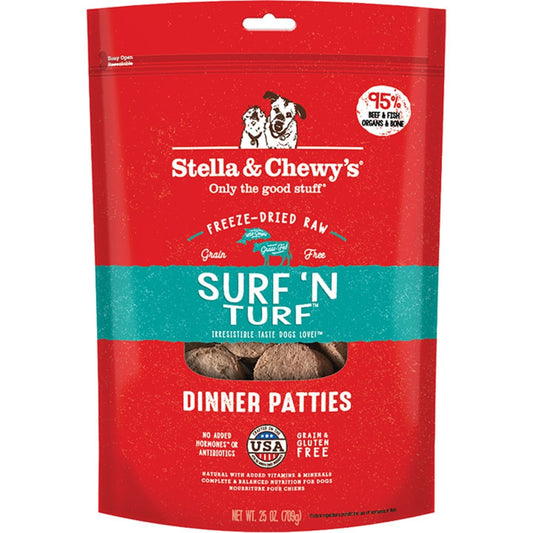 Stella & Chewy's FD Surf N Turf Dinner Patties 25 oz