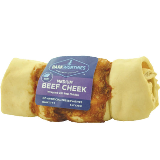 Barkworthies Beef Cheek w/ Chicken - MED
