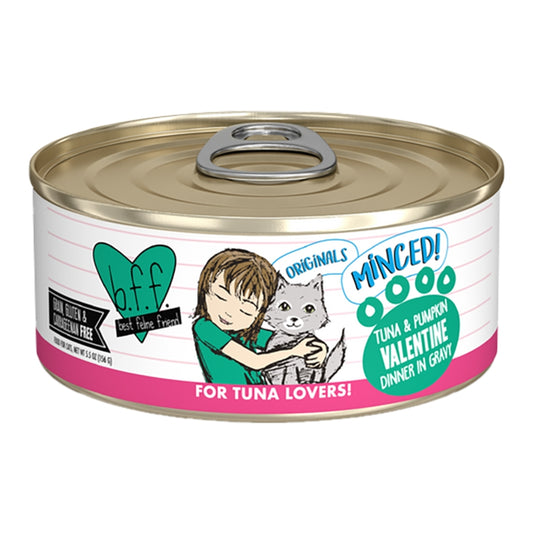 BFF GF Tuna & Pumpkin Valentine Dinner in Gravy for Cats 5.5 oz