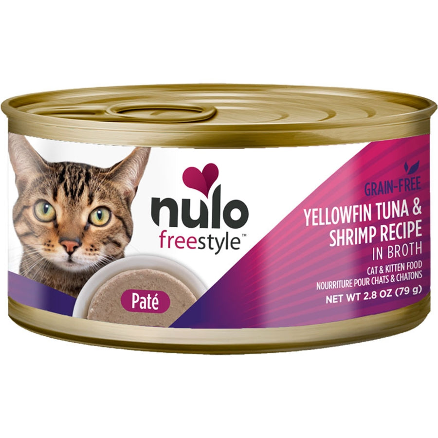 Nulo Freestyle Cat & Kitten Yellowfin Tuna & Shrimp in Broth (2.8oz)