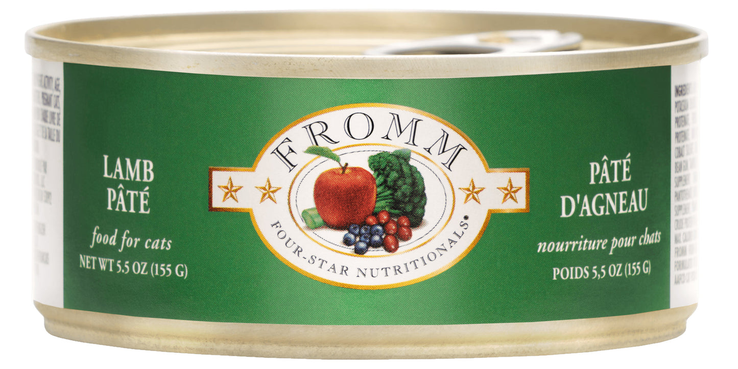 Fromm 4-Star Lamb Pate for Cats 5.5oz Can