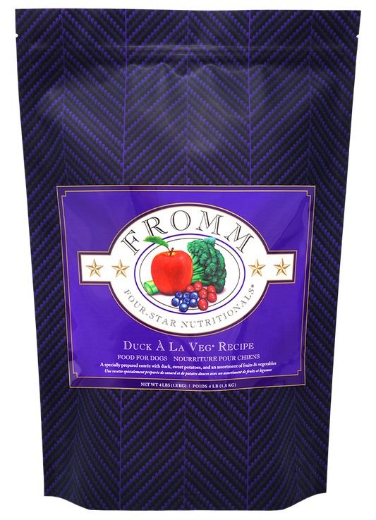 Fromm Duck A La Veg Four-Star Dog Food 4lb
