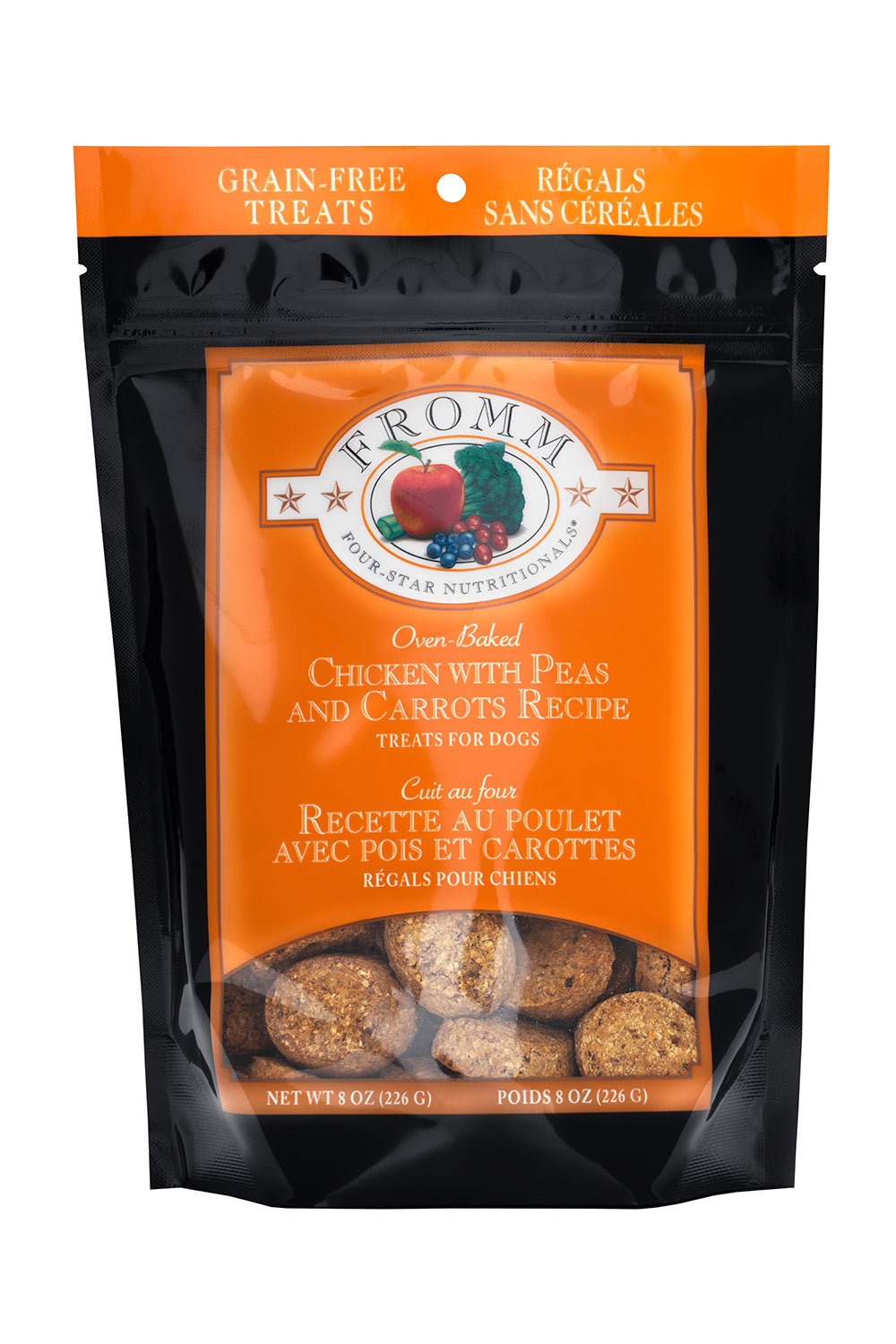 Fromm Four-Star Chicken w/Peas & Carrots Treats 8oz Pouch