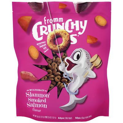 Fromm Crunchy O's Multigrain Slammon' Smoked Salmon 26oz