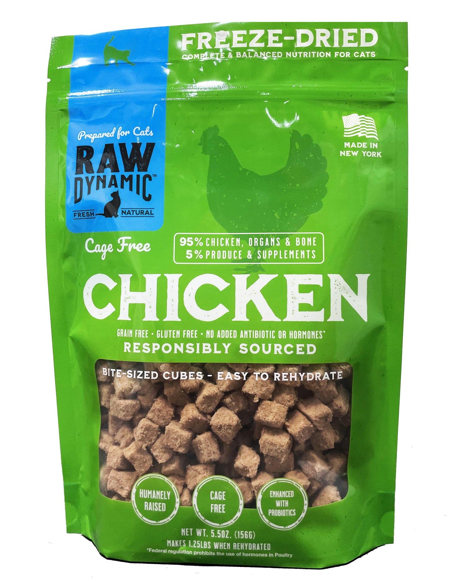 Raw Dynamic FD Cat Food 5.5 oz - Chicken