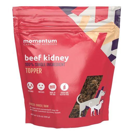 Momentum FD Raw Topper for Dogs and Cats 3.75oz - Beef Kidney