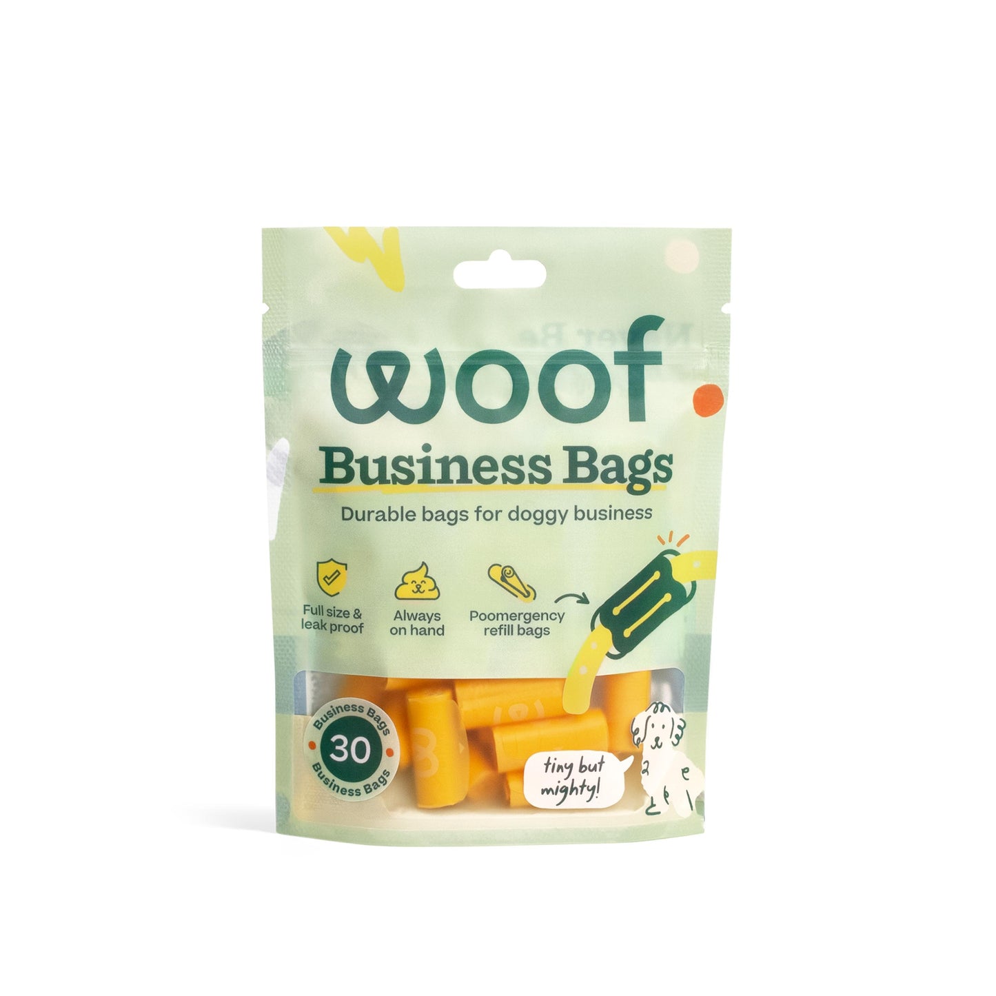 Woof Poomergency Refill Business Bags (30ct)