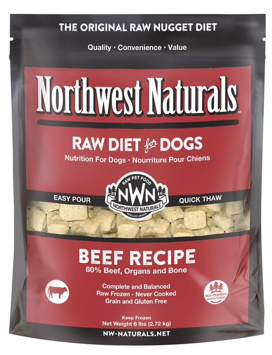 NW Naturals FZN Nugget Dog Beef 6lb
