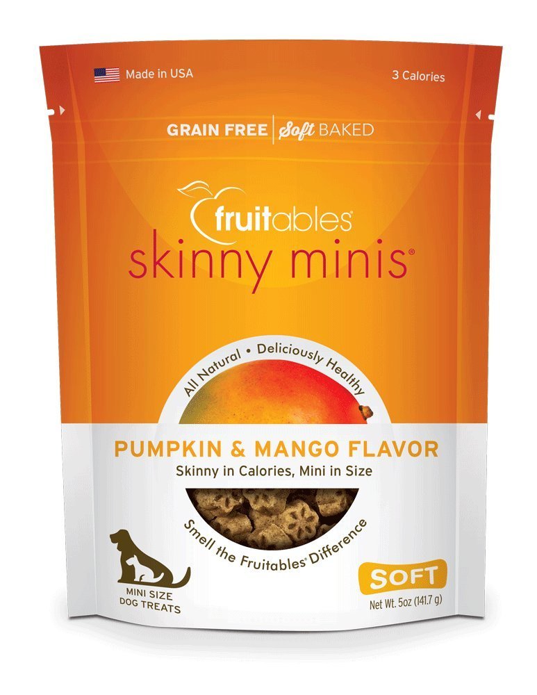 Fruitables Skinny Minis Pumpkin/Mango Flavor Treats 5oz