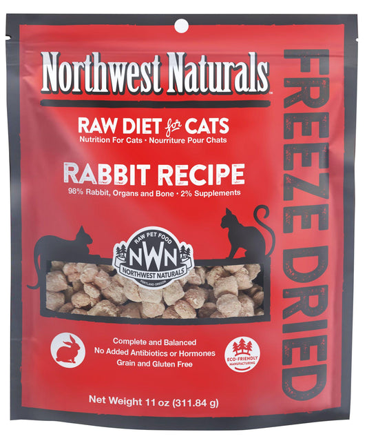 NW Naturals FD Rabbit Recipe for Cats 11oz