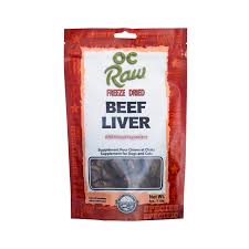 OC Raw Dog Treat FD Beef Liver (4 oz)