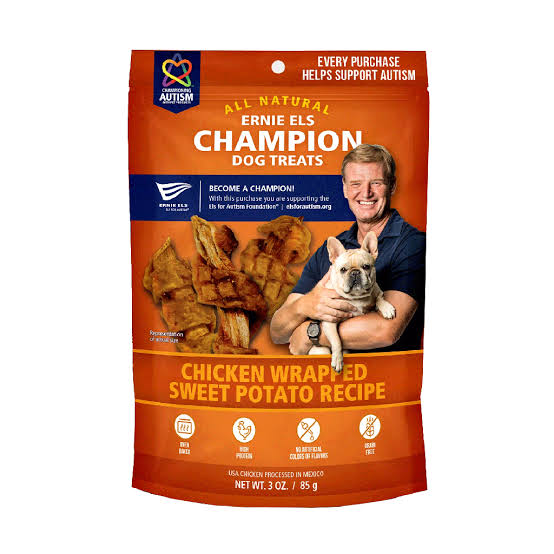 Ernie Els Dog Treats Chicken/Sweet Potato  3 oz