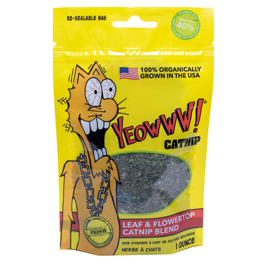 YEOWWW CATNIP LEAF AND FLOWERTOP BLEND/1oz