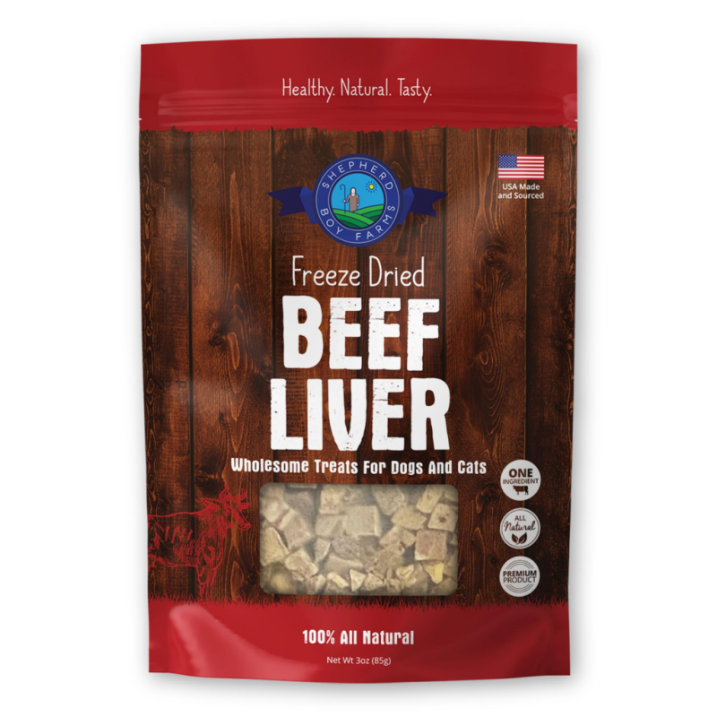 Shepherd Boy Farms Freeze-Dried Beef Liver 8oz