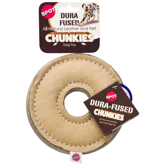 Spot Dura-Fuse Leather Chunky Dog Toy