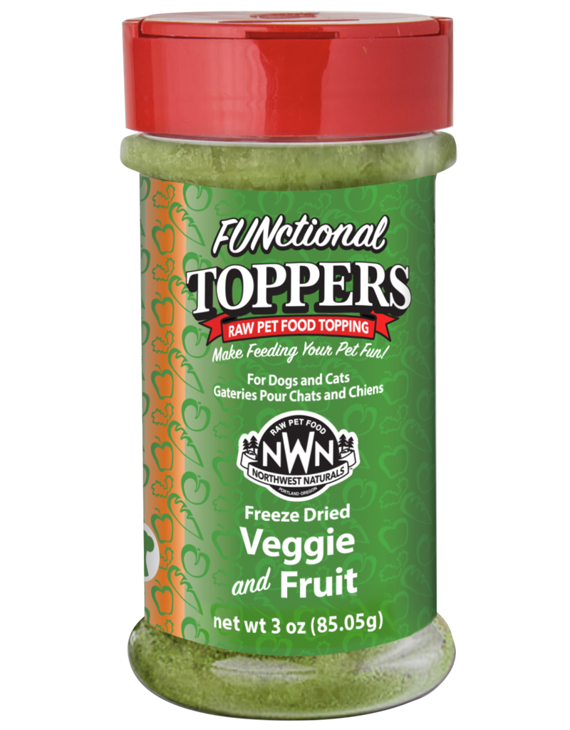 NW Naturals Toppers for Dogs & Cats - FD Fruit & Veggie 3 oz