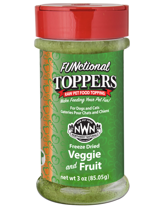 NW Naturals Toppers for Dogs & Cats - FD Fruit & Veggie 3 oz