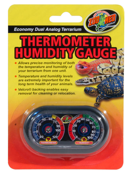 ZooMed Thermometer and Humidity Gauge