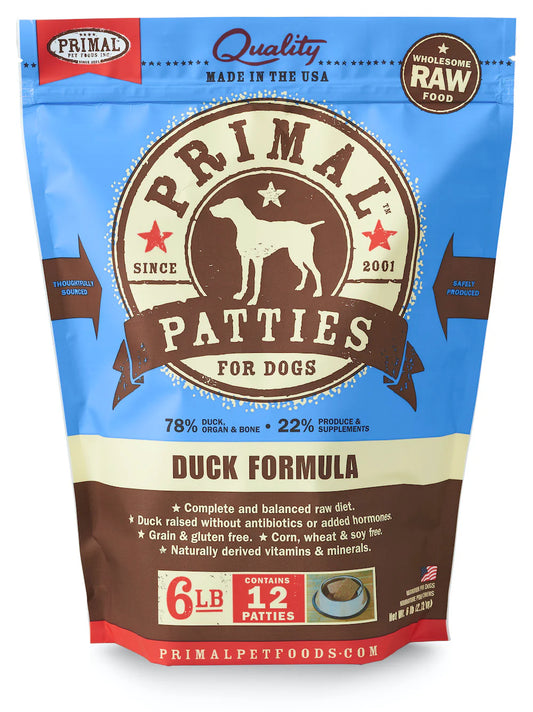 Primal Canine FZN Duck Formula
