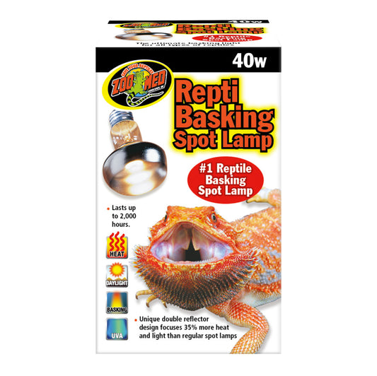 Zoo Med Basking Spot Lamp for Reptiles (40W)