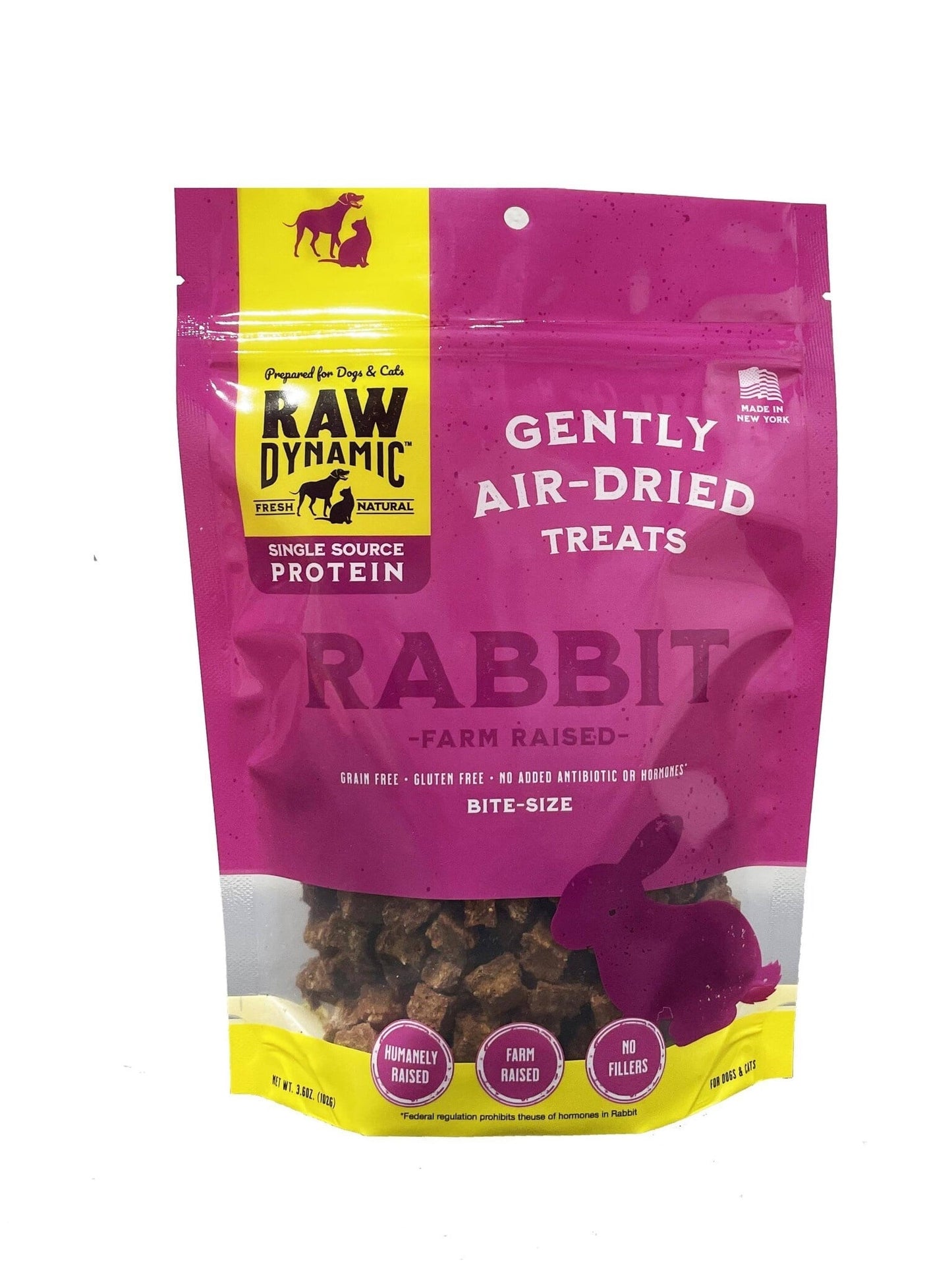Raw Dynamic Air-Dried Rabbit Treat 3.6 oz