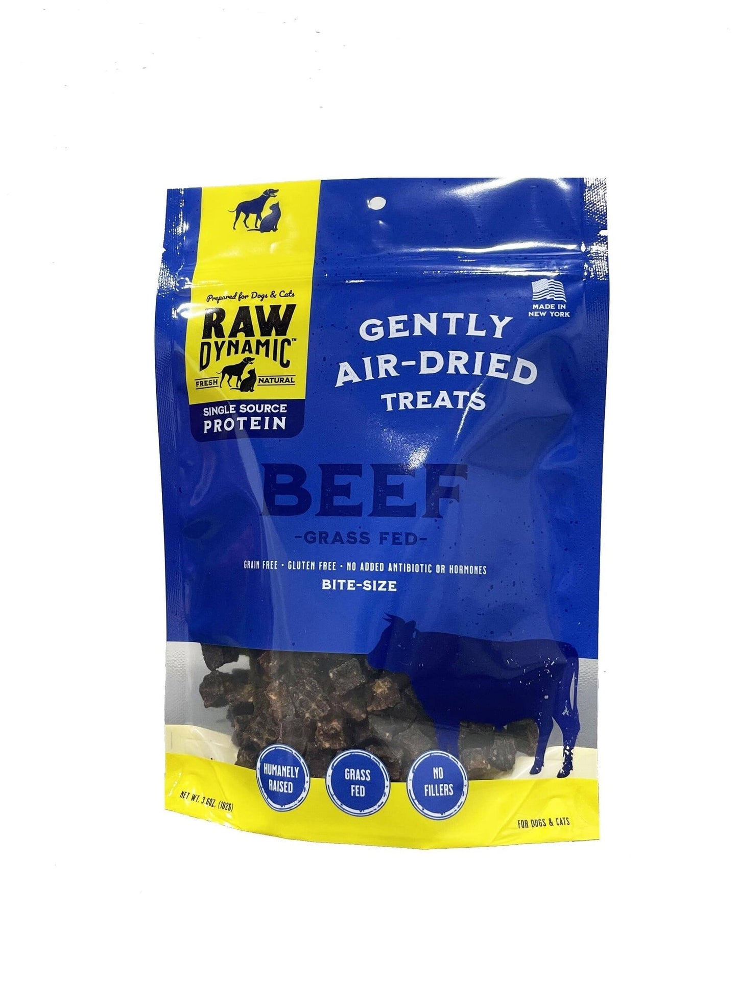 Raw Dynamic Air-Dried Beef Treat 3.6 oz