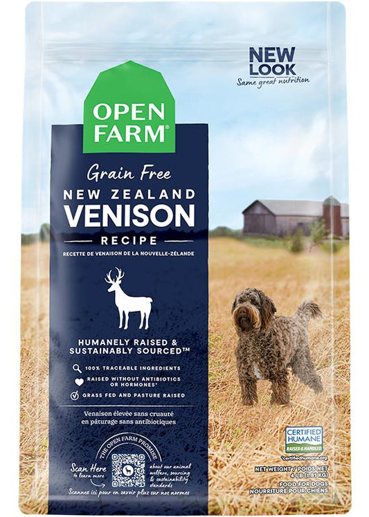 Open Farm New Zealand Venison Dog Food 11lb