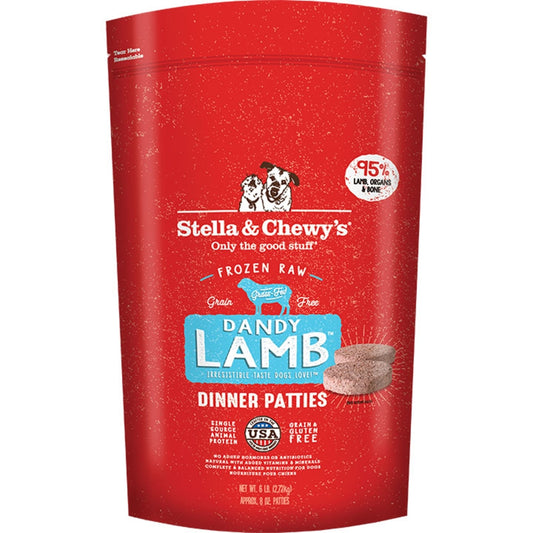 Stella & Chewy's Fzn Dandy Lamb Dinner Patties 6lb
