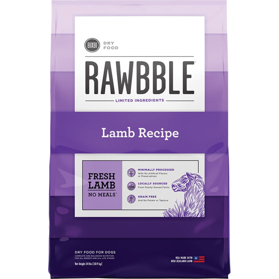 Bixbi Rawbble Dog Lamb Kibble 24lb