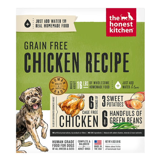 The Honest Kitchen GF Chicken Recipe for Dogs 4lb Box