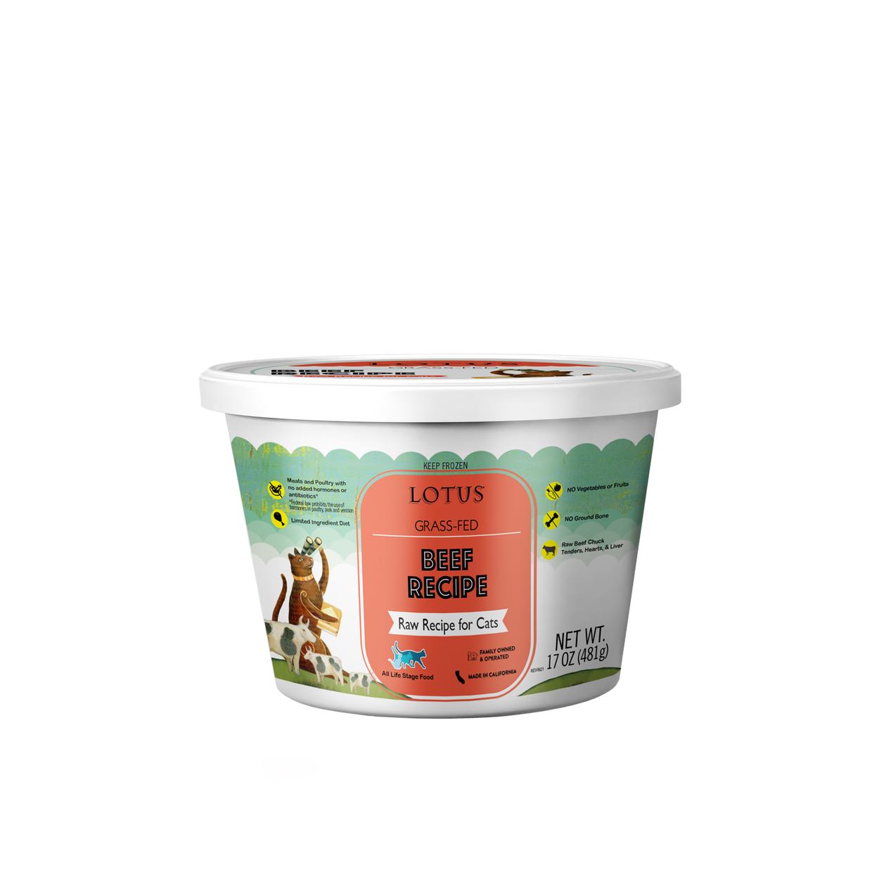 Lotus Raw Beef Recipe 17oz