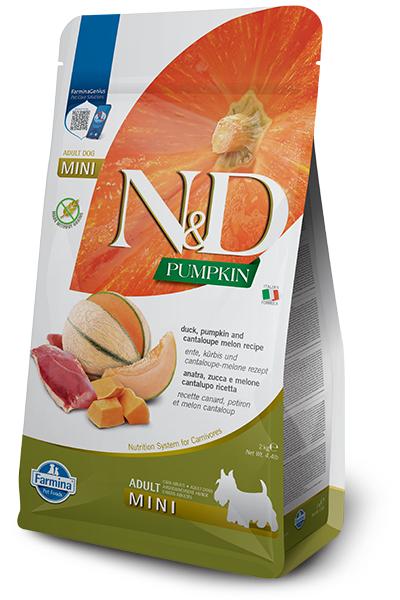 Farmina N&D GF Dog Pumpkin Duck/Cantalope Mini 4.4lb