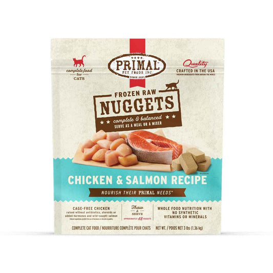 Primal Feline FZN Chicken & Salmon Formula 3lb Bag