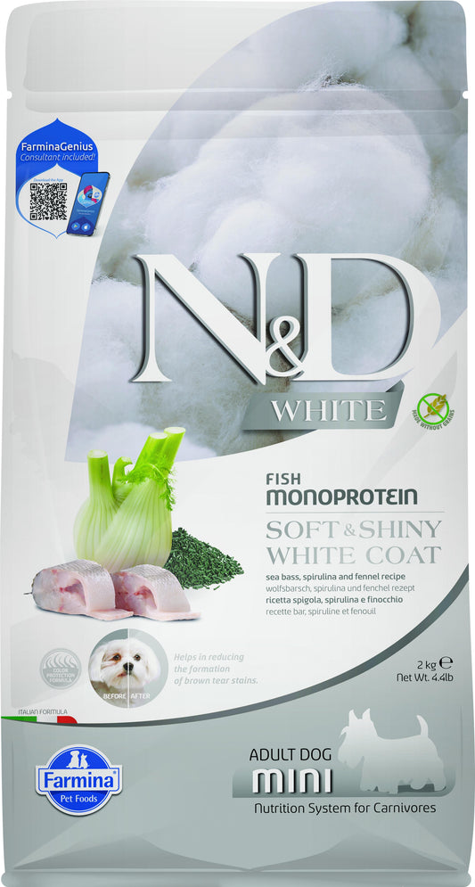 Farmina N&D White Coat Sea Bass & Kelp 4.4 lb