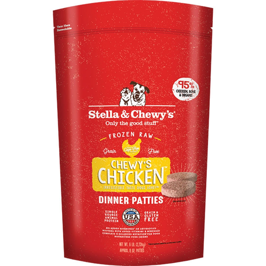 Stella & Chewy's Fzn Chicken Dinner Patties 12lb Bag