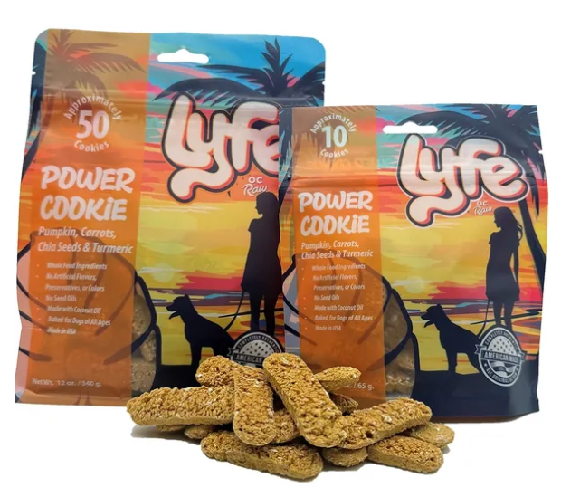 Lyfe by OC Raw Power Cookie Treats for Dogs